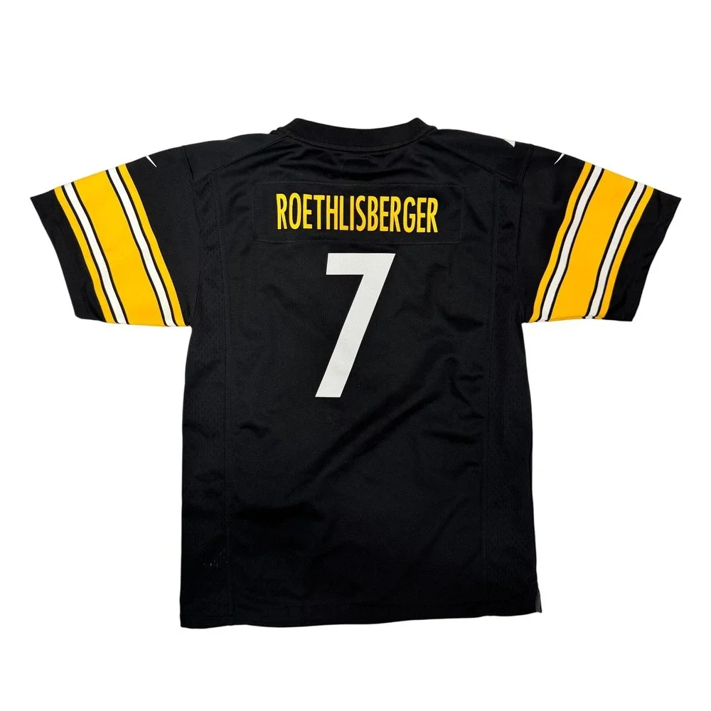 Nike Pittsburgh Steelers Ben Roethlisberger Jersey Kids XL 18/20 Black NFL #7